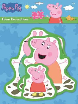 Peppa - Pěnové samolepky wall decor